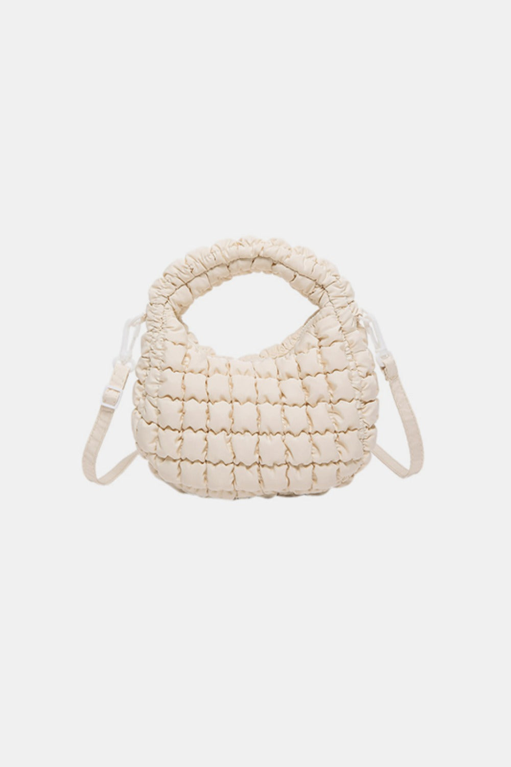 Quilted Puffy Removable Strap Crossbody Bag - Charming Charlie