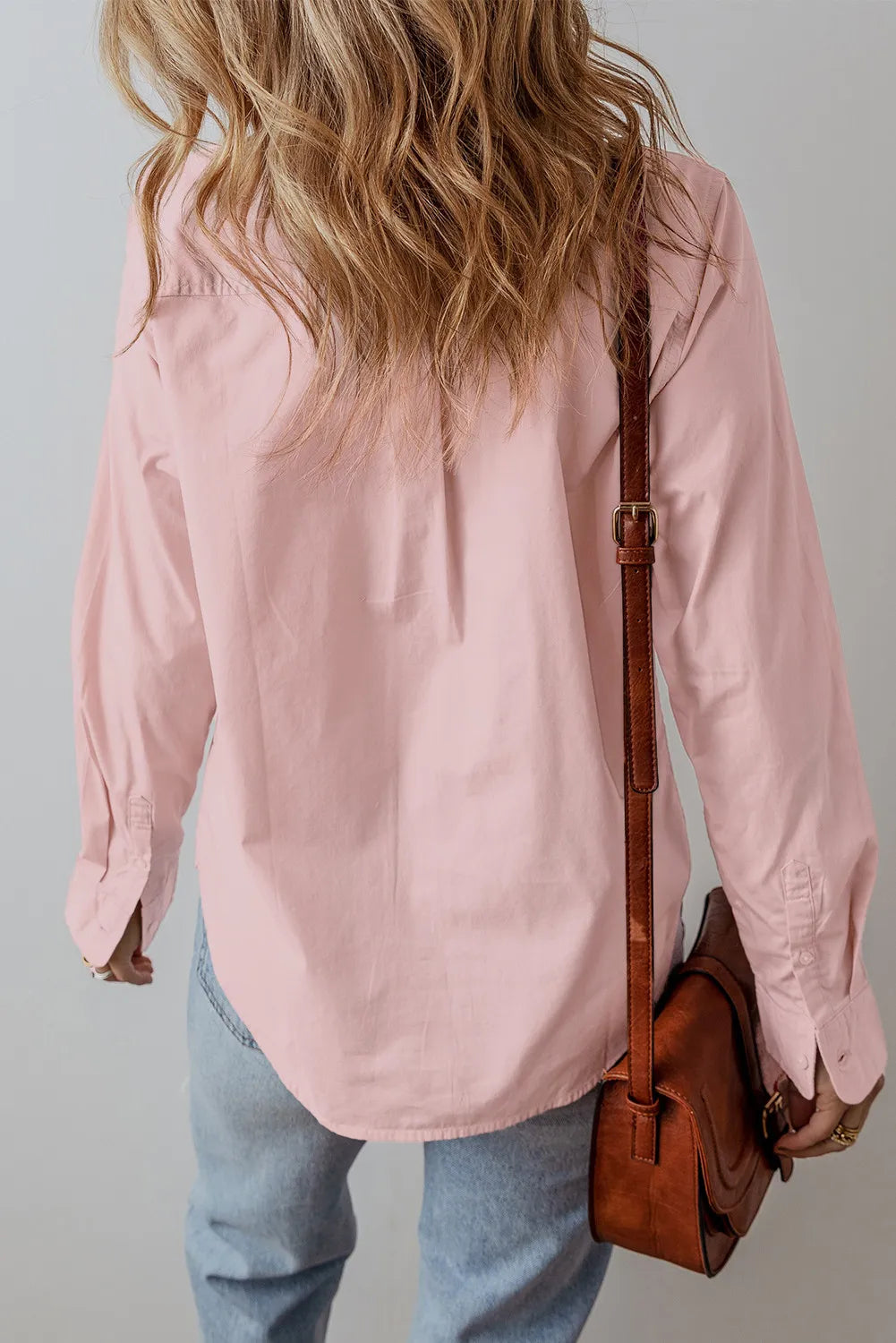 Button Up Long Sleeve Shirt - Charming Charlie