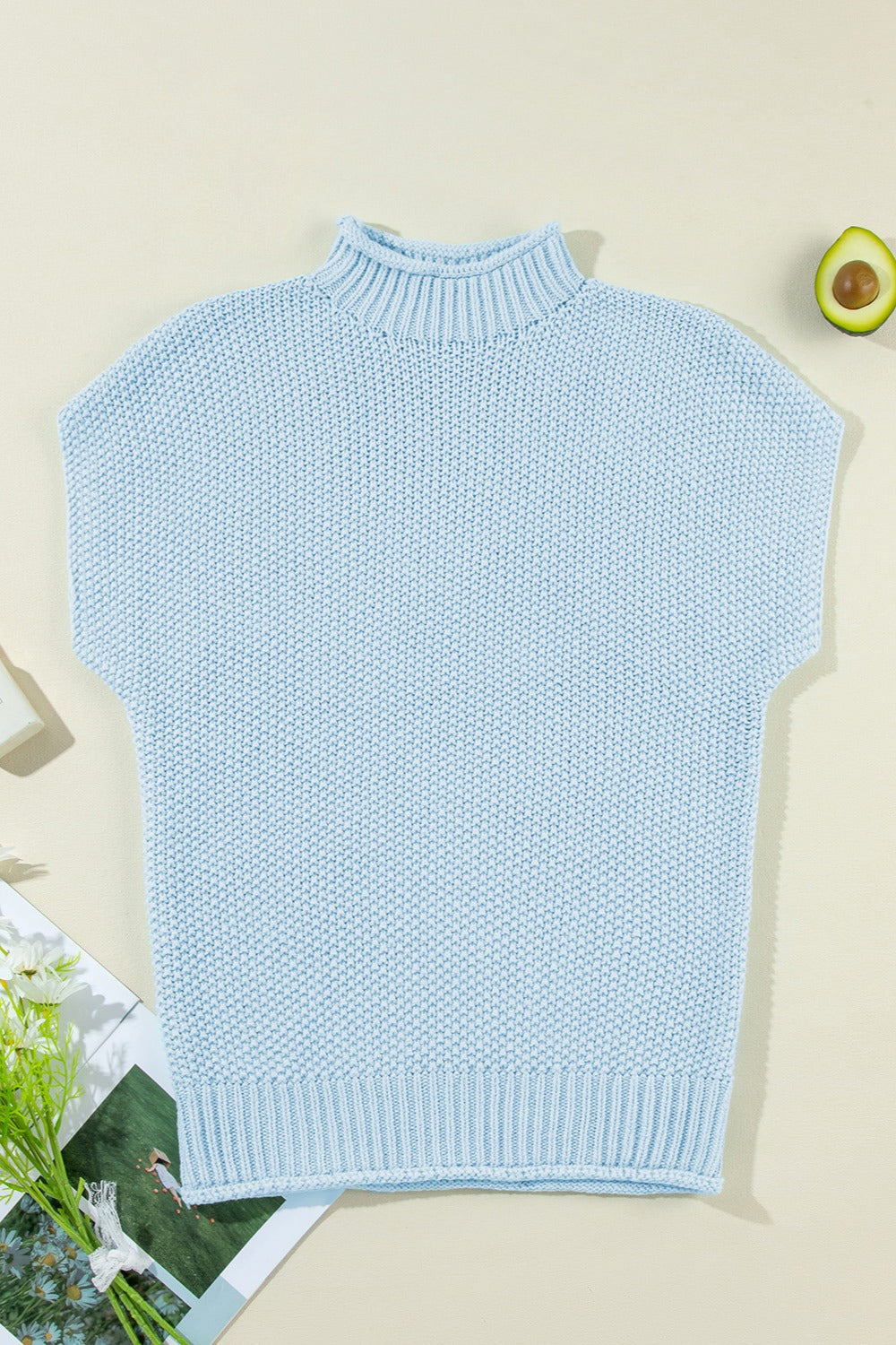 Turtleneck Cap Sleeve Sweater - Charming Charlie