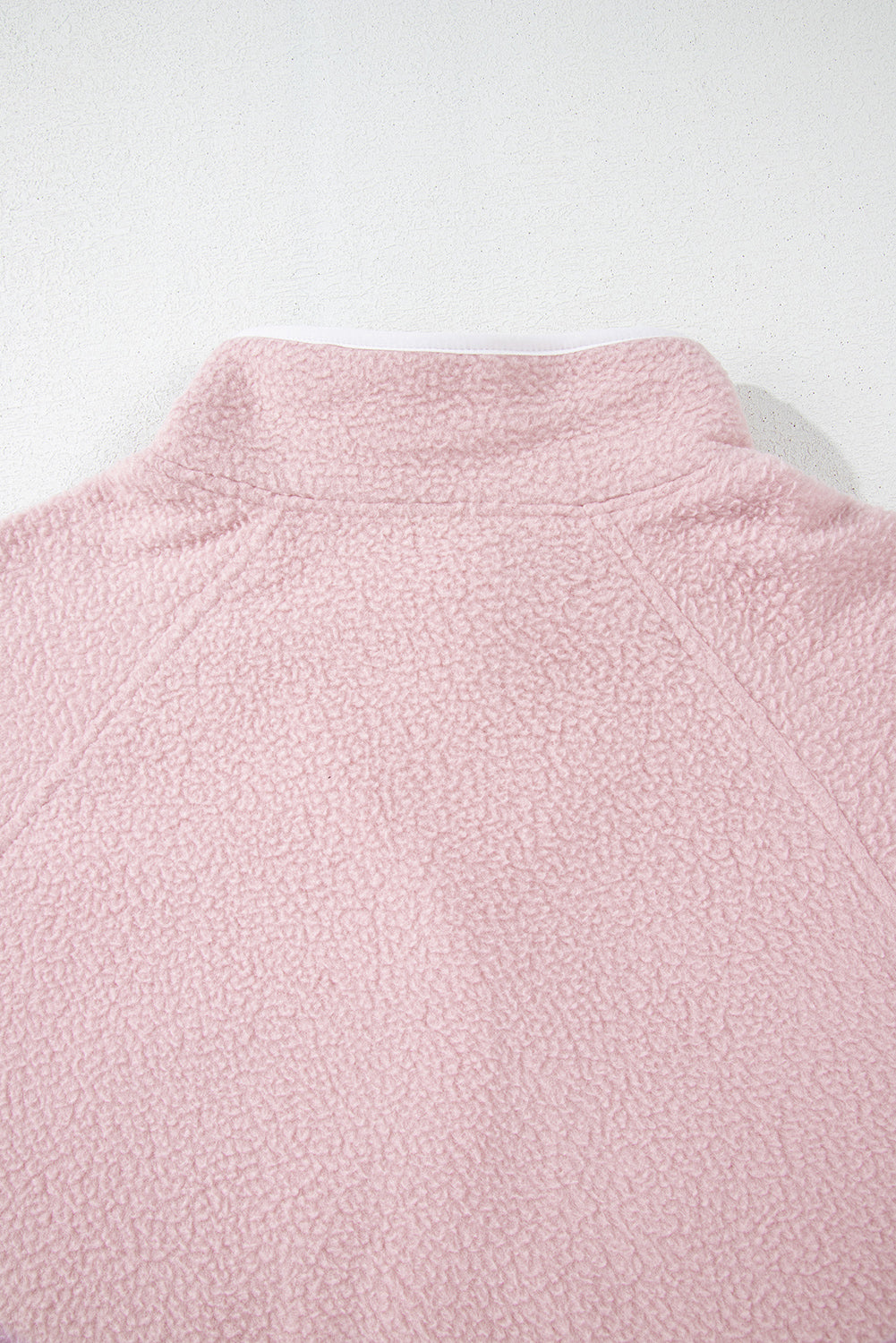 Half Snap Long Sleeve Sweatshirt with Side Slit Pockets - Charming Charlie