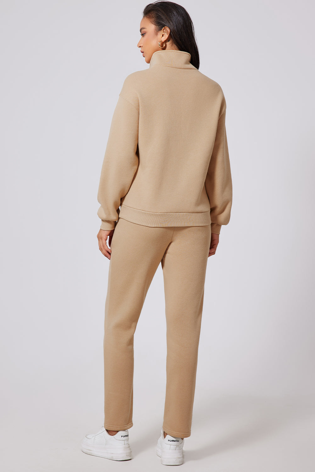 Half Snap Turtleneck Top and Pants Active Set - Charming Charlie