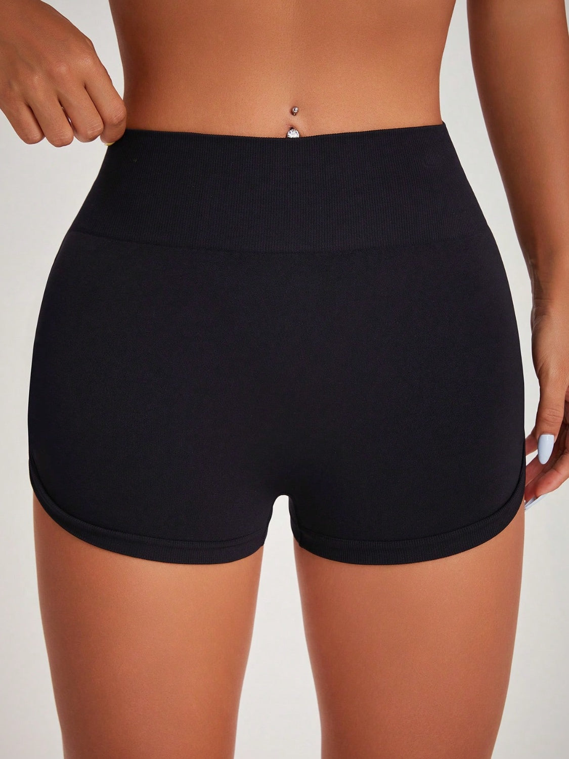 High Waist Active Shorts - Charming Charlie