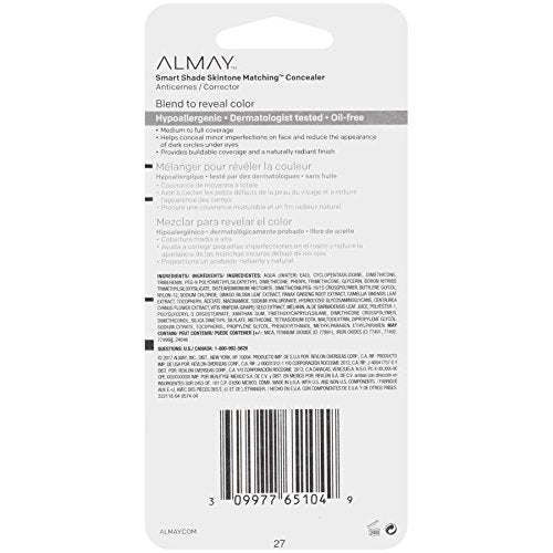 Almay Smart Shade Concealer, Hypoallergenic, Cruelty Free, Oil Free, Fragr - Charming Charlie