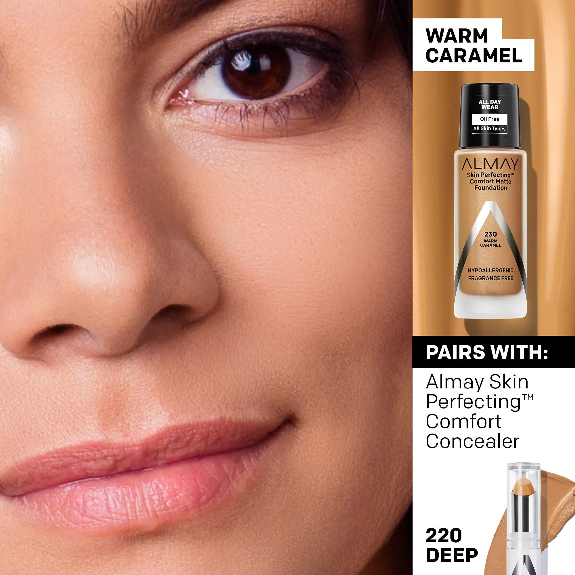 ALMAY Almay skin perfecting comfort matte foundation 1 Fluid Ounce - Charming Charlie