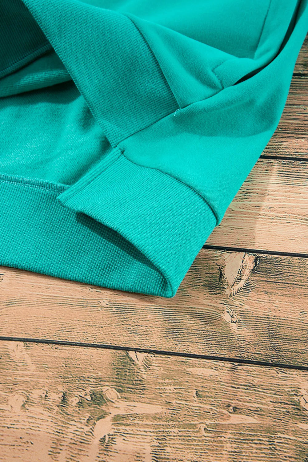 Round Neck Long Sleeve Sweatshirt - Charming Charlie