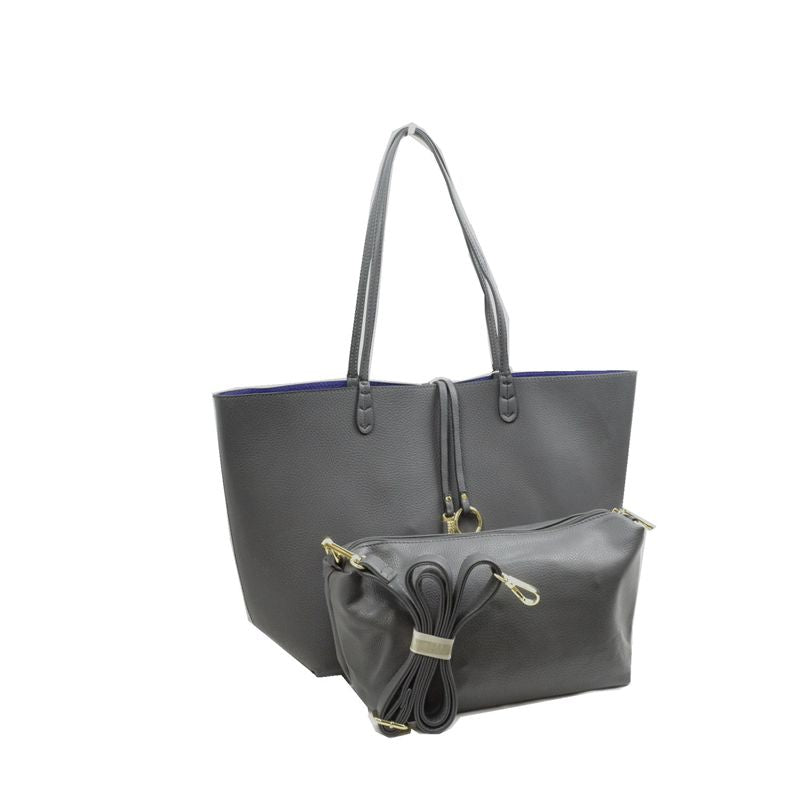 Women’s Kendra Reversible Supersoft Vegan Leather Tote Handbag Crossbody Bag - Tote Bag