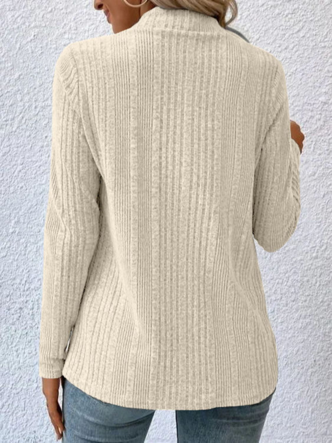 Full Size Open Front Long Sleeve Cardigan - Charming Charlie
