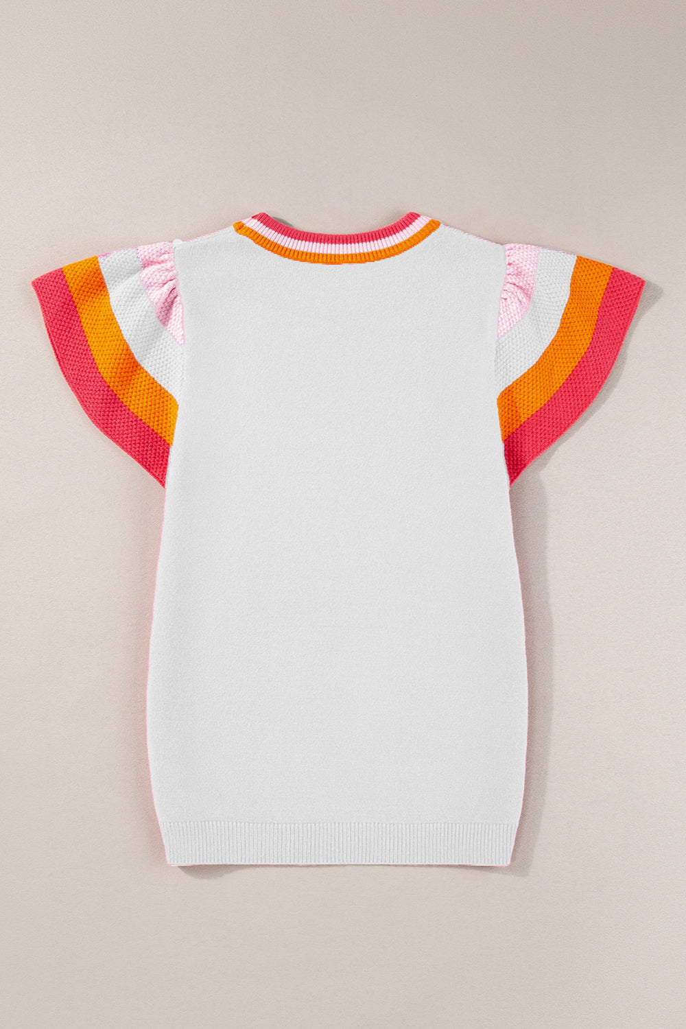 Color Block Round Neck Knit Top - Charming Charlie