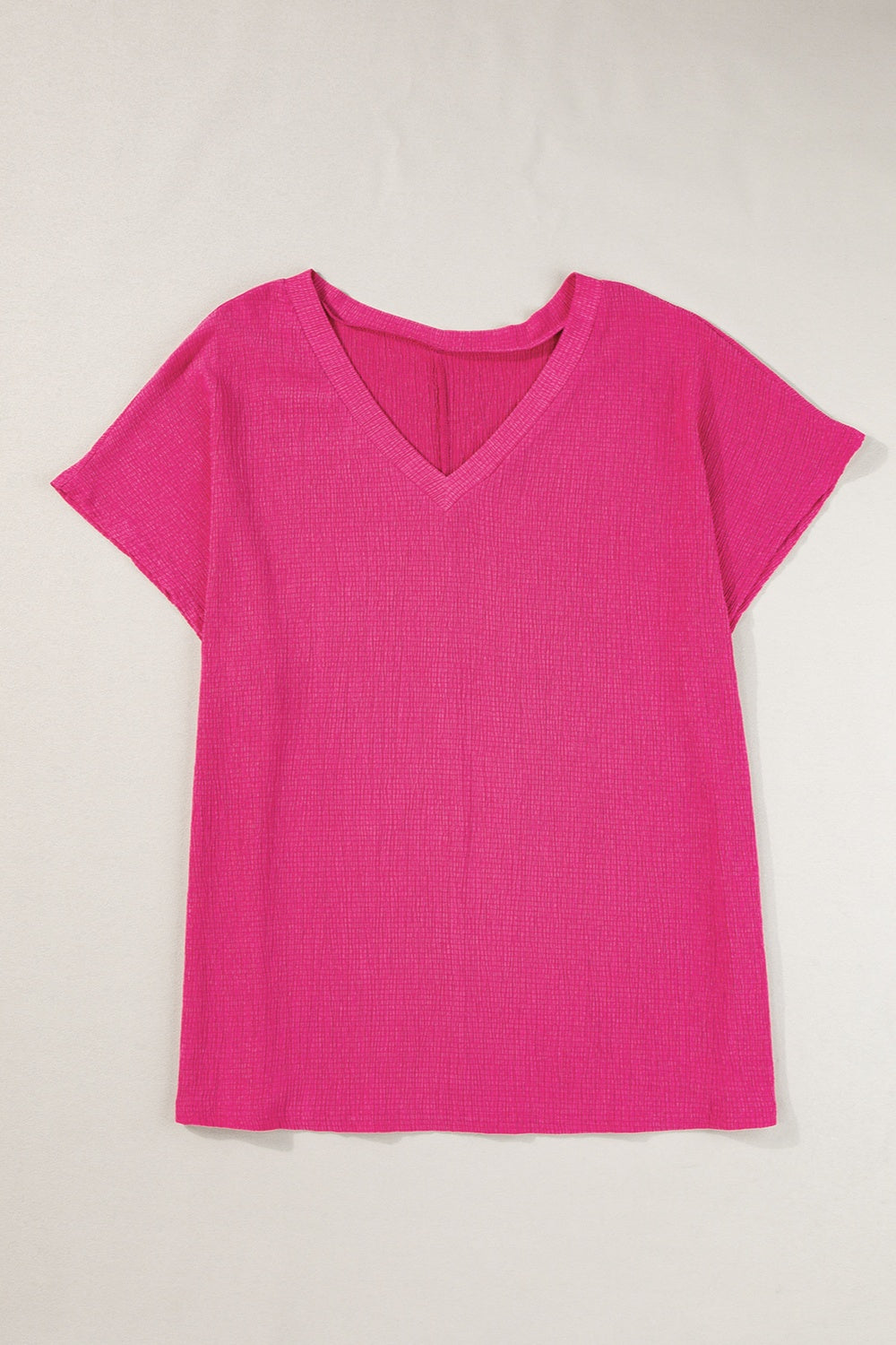 Plus Size V-Neck Short Sleeve Top - Charming Charlie