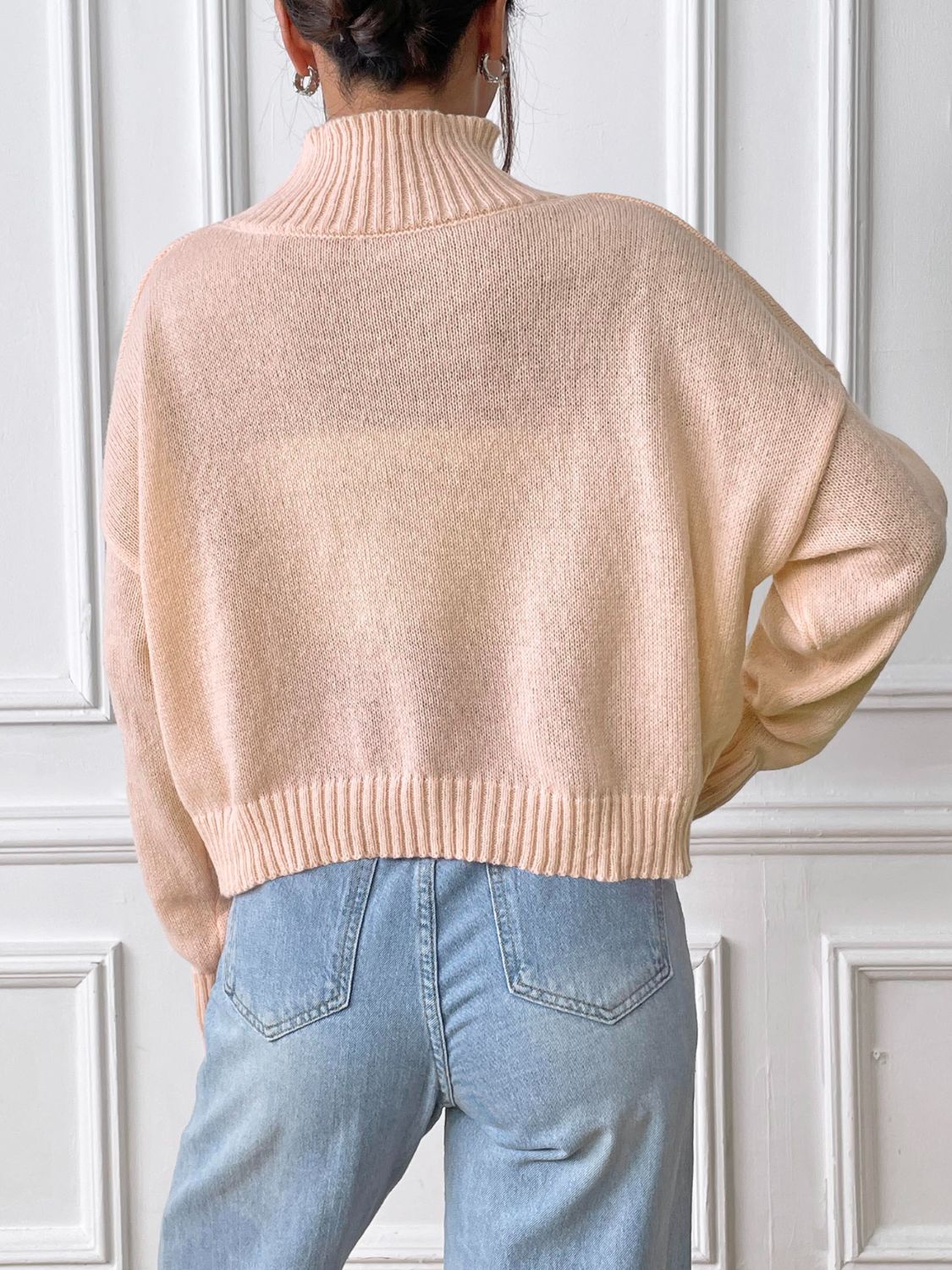 Turtleneck Long Sleeve Sweater - Charming Charlie