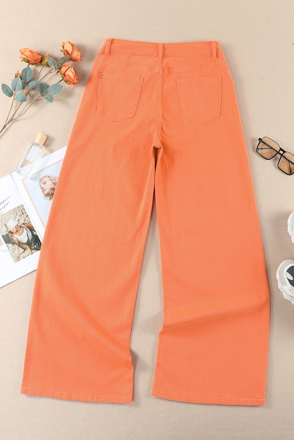 Wide Leg High Waist Jeans - Charming Charlie