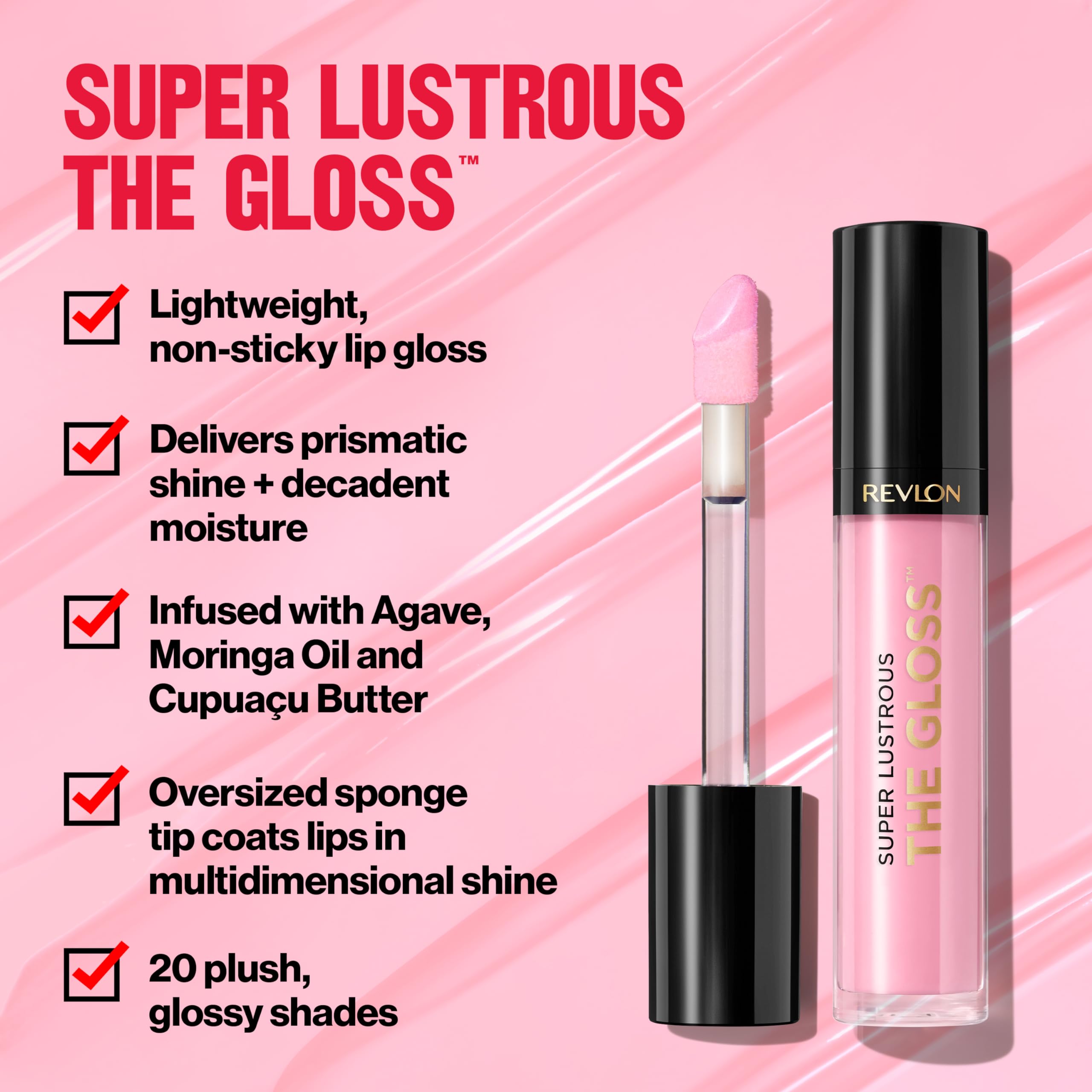Revlon Lip Gloss Super Lustrous The Gloss 1 - Charming Charlie
