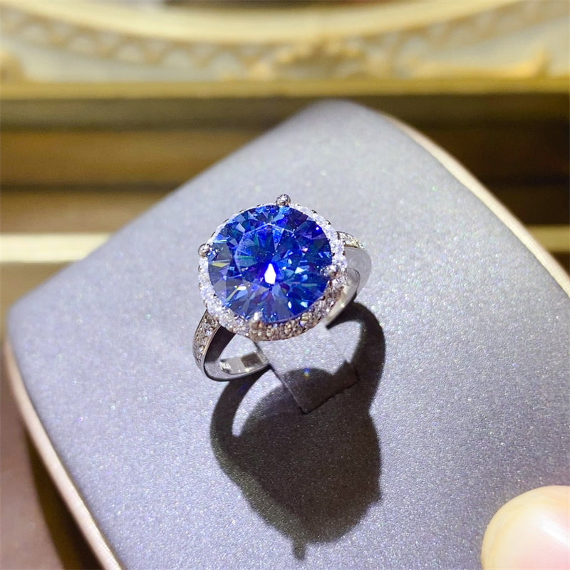 5 Carat Moissanite 925 Sterling Silver Ring - Charming Charlie