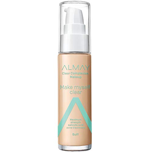 Foundation by Almay, Acne Face Makeup with Salicylic Acid, Face Makeup with Skincare Ingredients, Matte Finish, Hypoallergenic, Cruelty Free, Dermatologist Tested Foundation - Charming Charlie