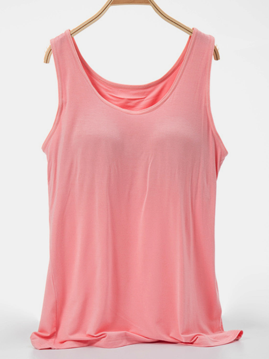 Scoop Neck Wide Strap Tank - Charming Charlie