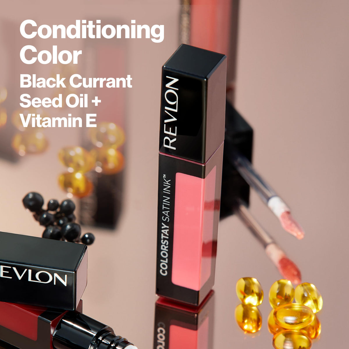Revlon ColorStay Satin Ink Liquid Lipstick with Black Currant Seed Oil 0.17 fl - Charming Charlie