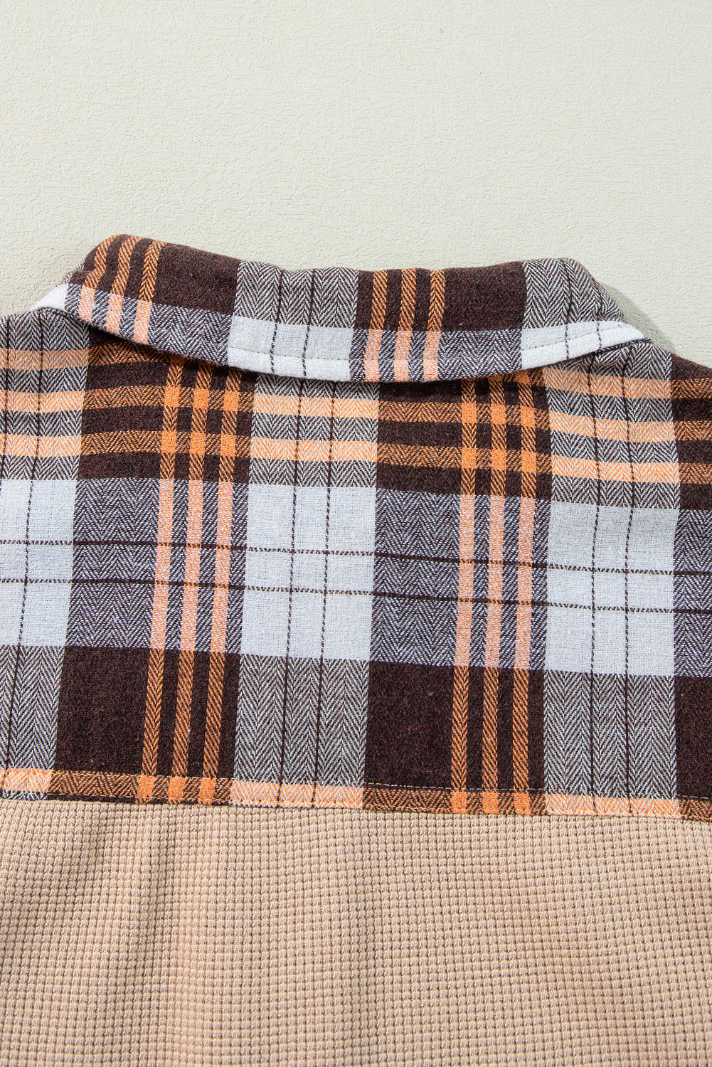 Plaid Button Up Long Sleeve Shacket - Charming Charlie