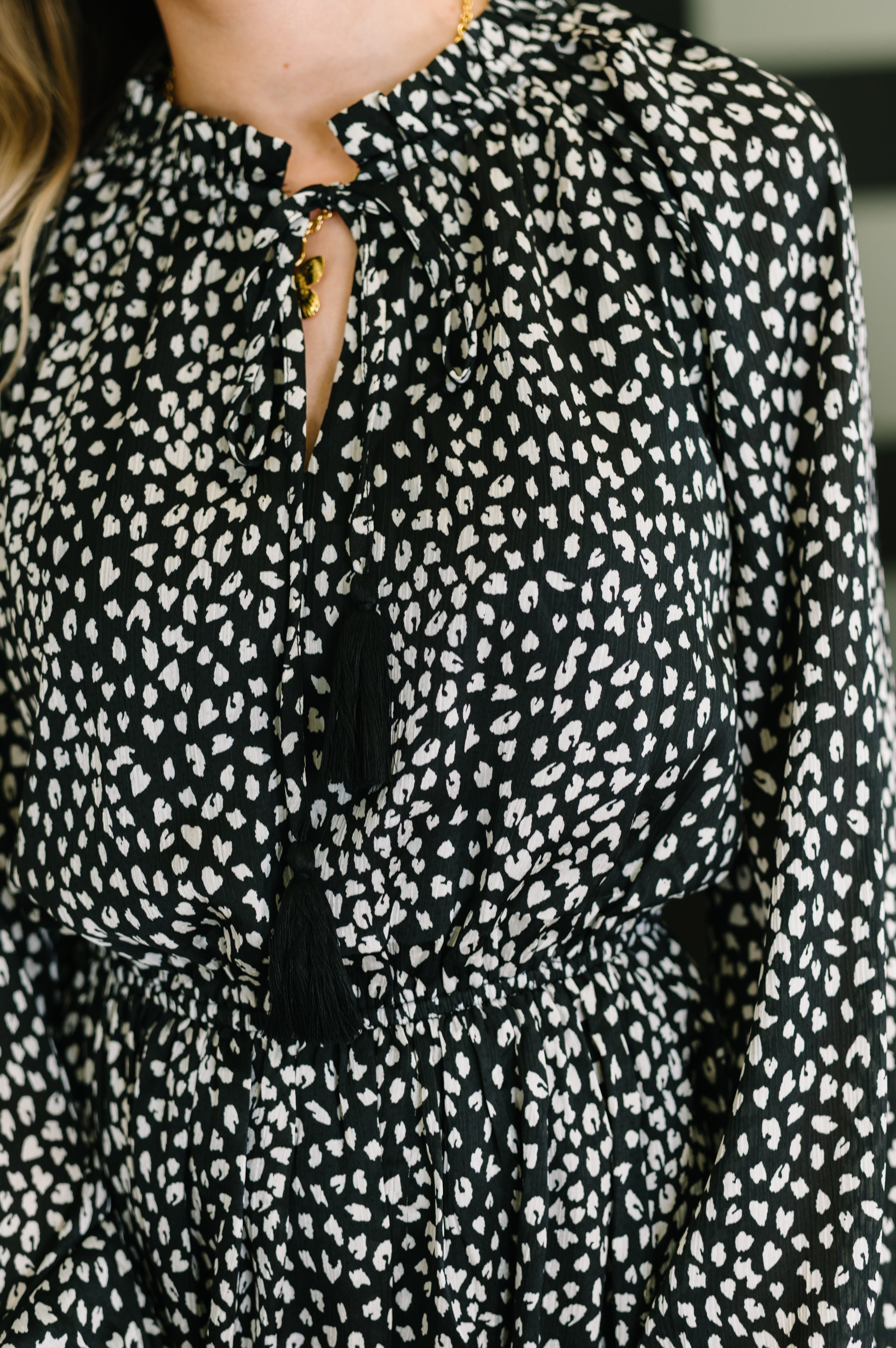 A Cheeky Little Time Tiered Dress in Black - Charming Charlie