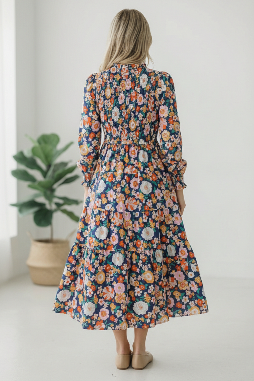 The Perfect Bouquet Tiered Dress - Charming Charlie