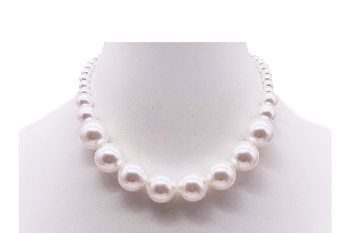 Large Pearl Bead Necklace - Charming Charlie