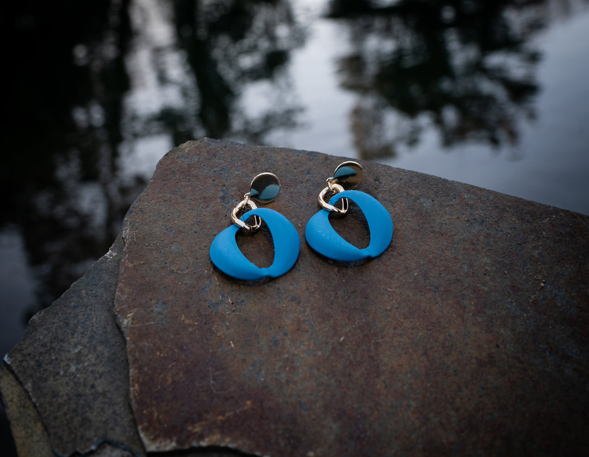 Post Circle Drop Color Earring - Charming Charlie
