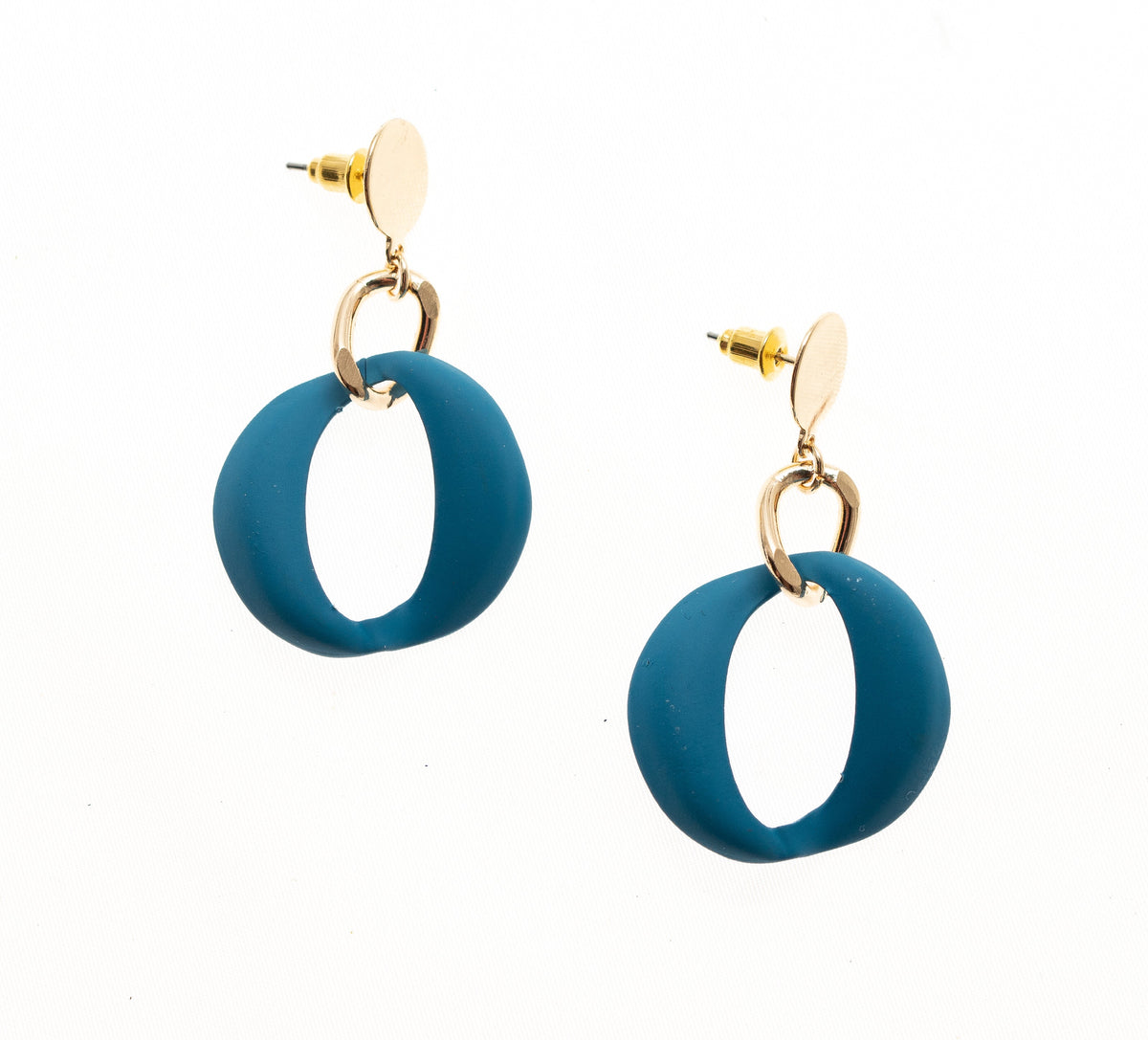 Post Circle Drop Color Earring - Charming Charlie
