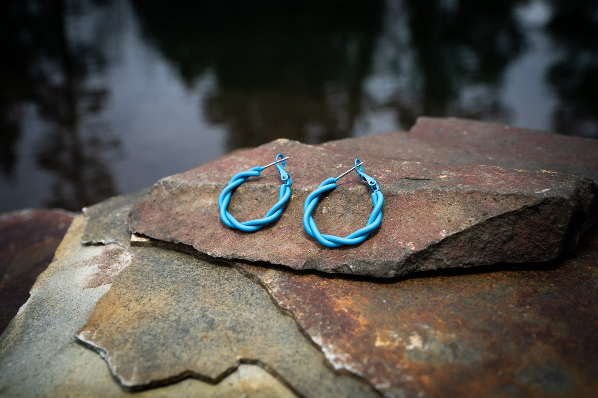 Twisted Color Hoop Earring - Charming Charlie