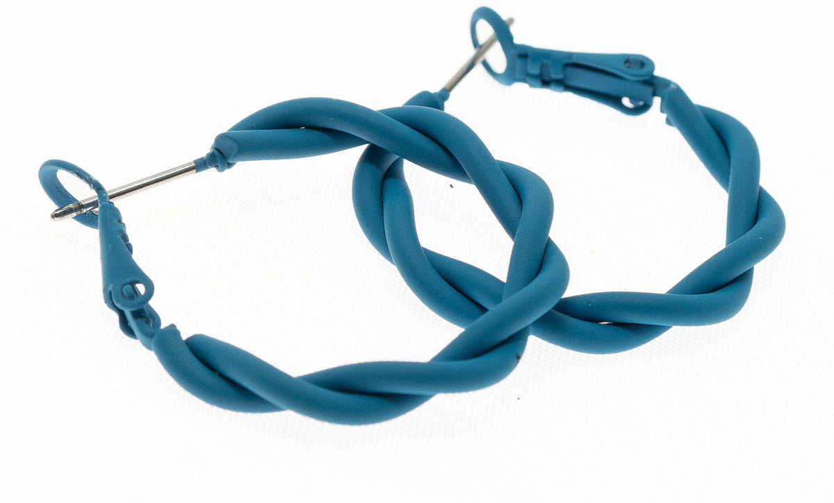 Twisted Color Hoop Earring - Charming Charlie