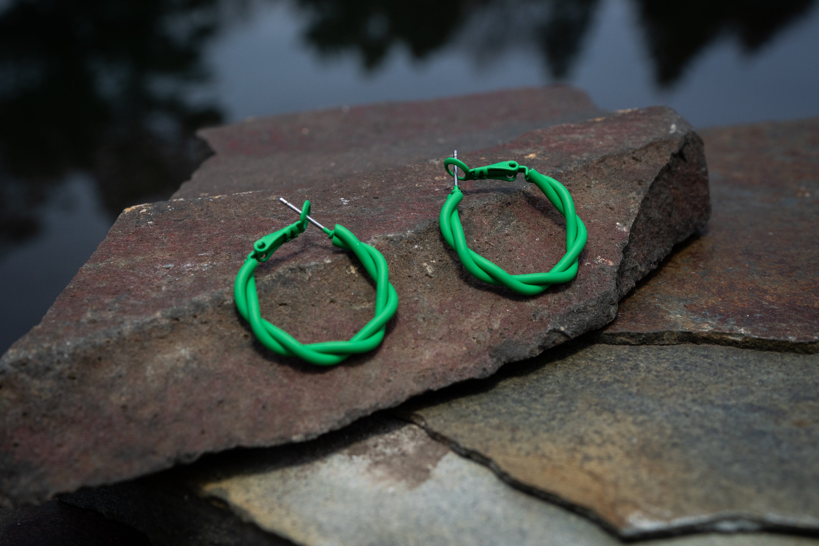 Twisted Color Hoop Earring - Charming Charlie