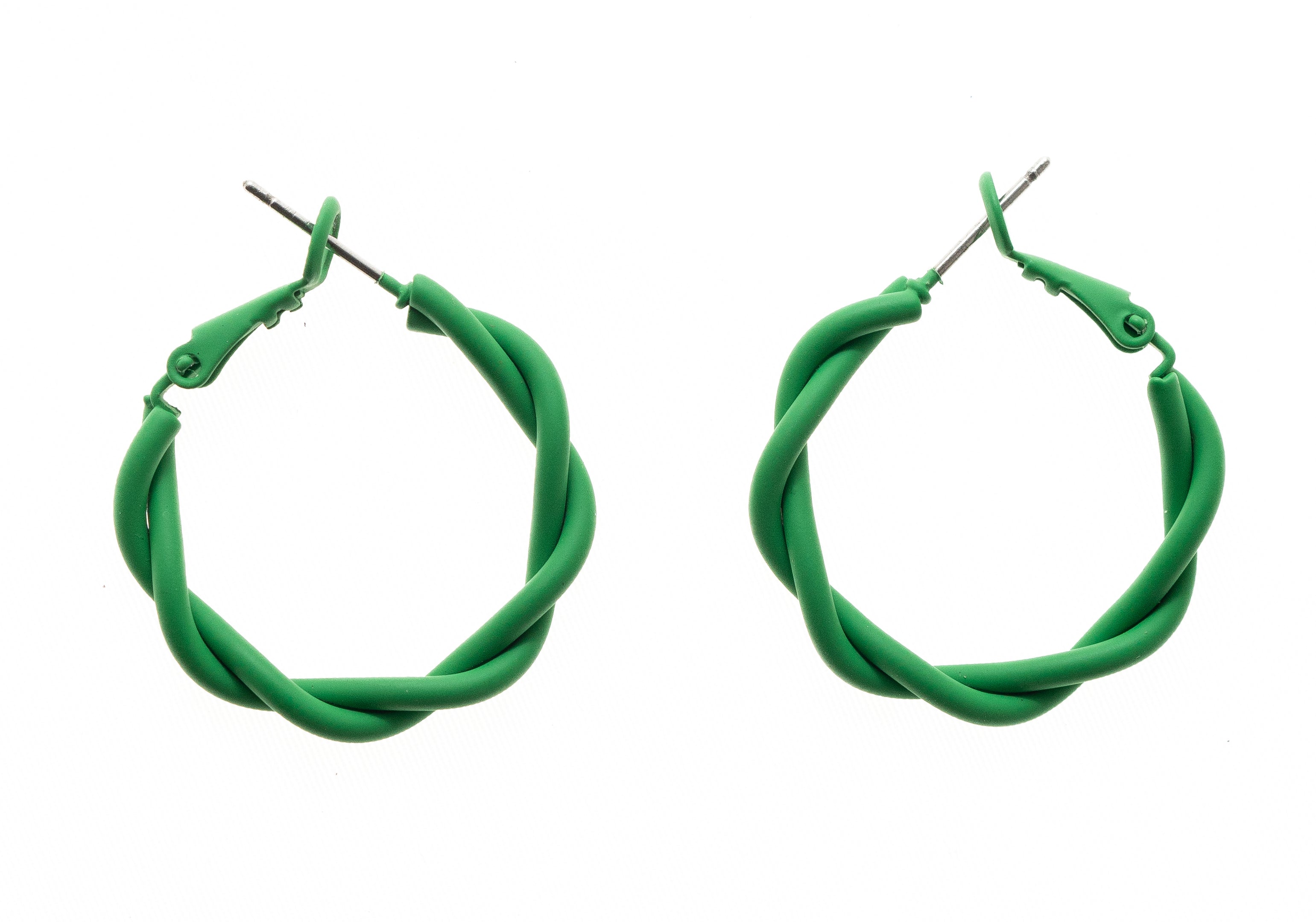 Twisted Color Hoop Earring - Charming Charlie