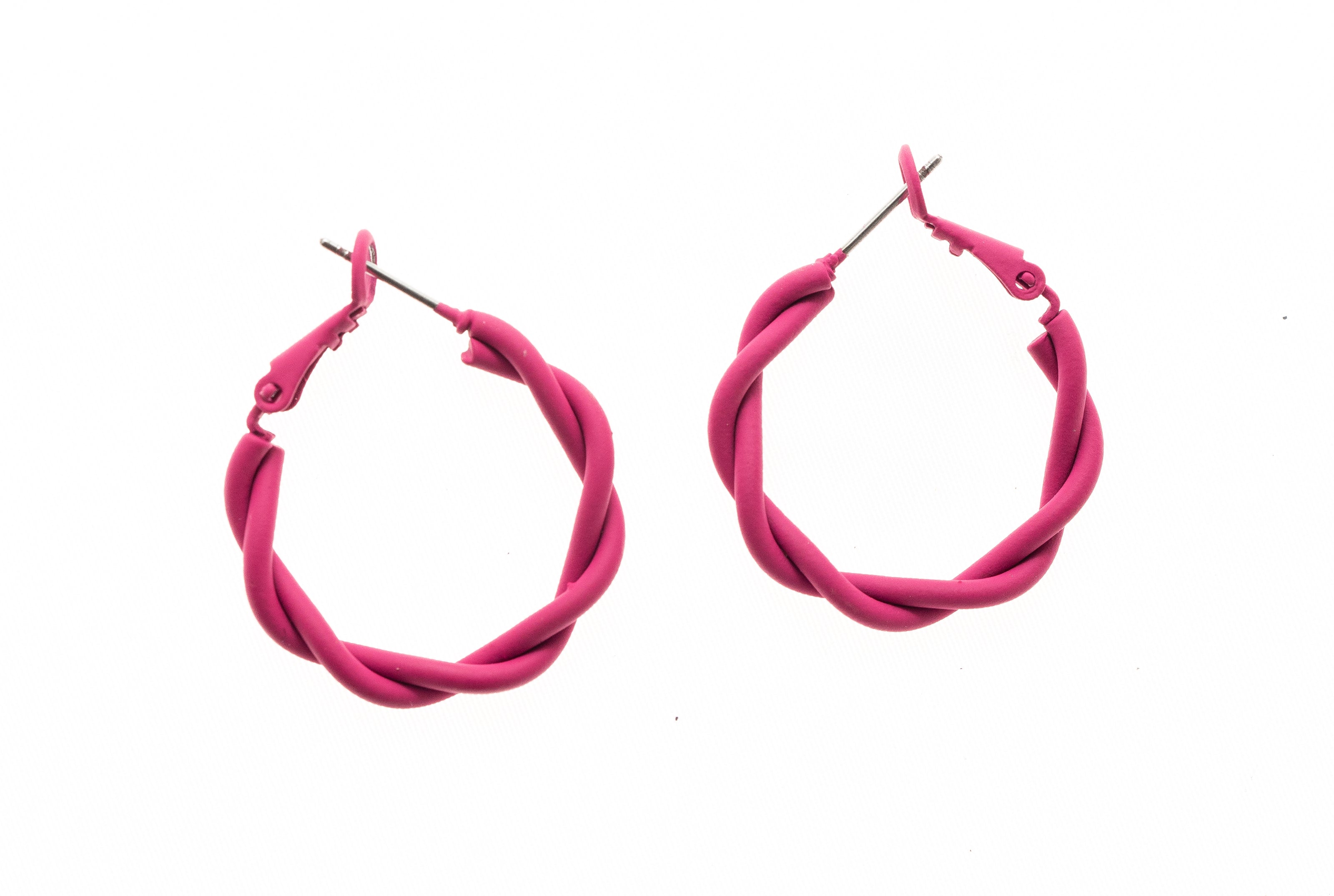 Twisted Color Hoop Earring - Charming Charlie