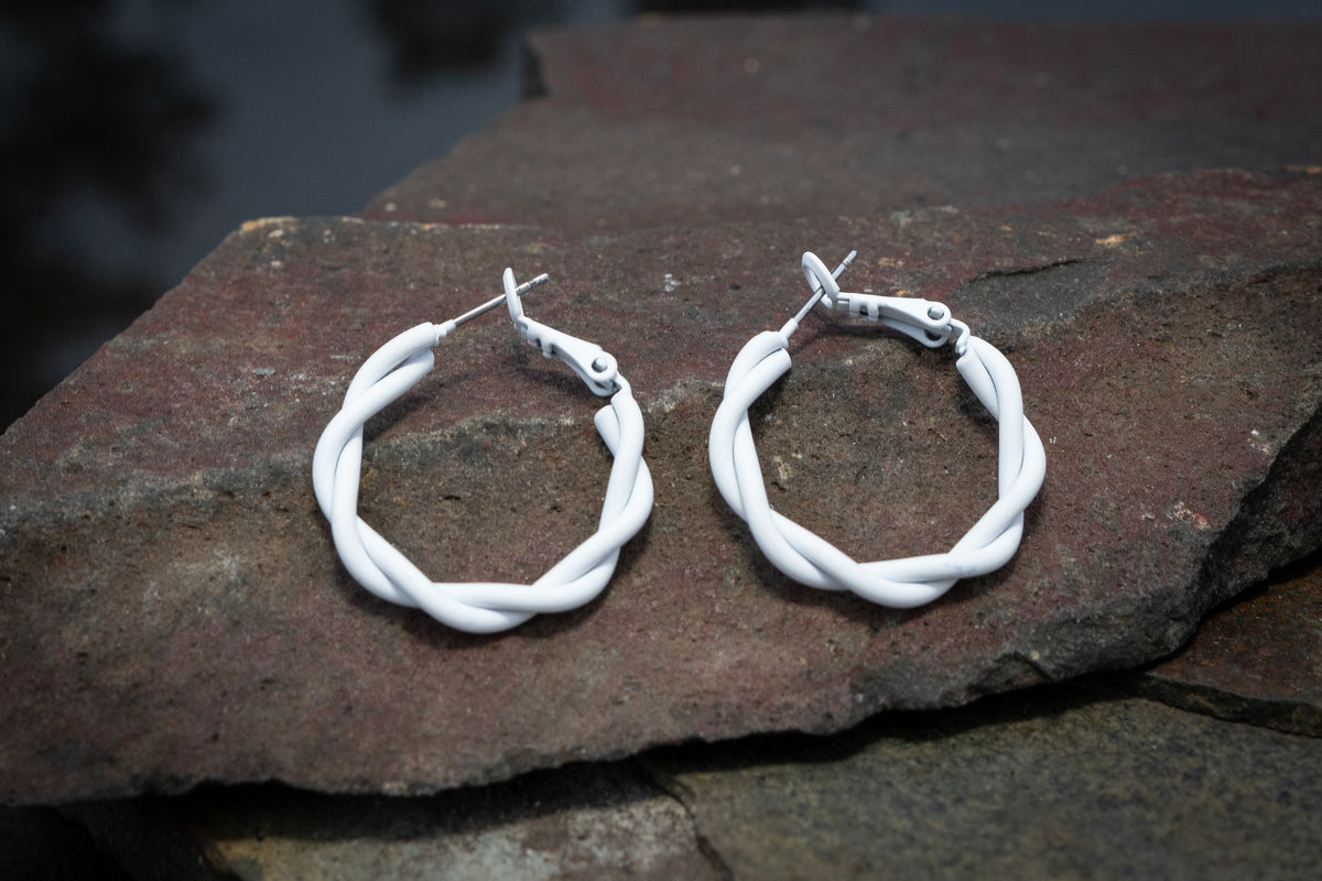 Twisted Color Hoop Earring - Charming Charlie