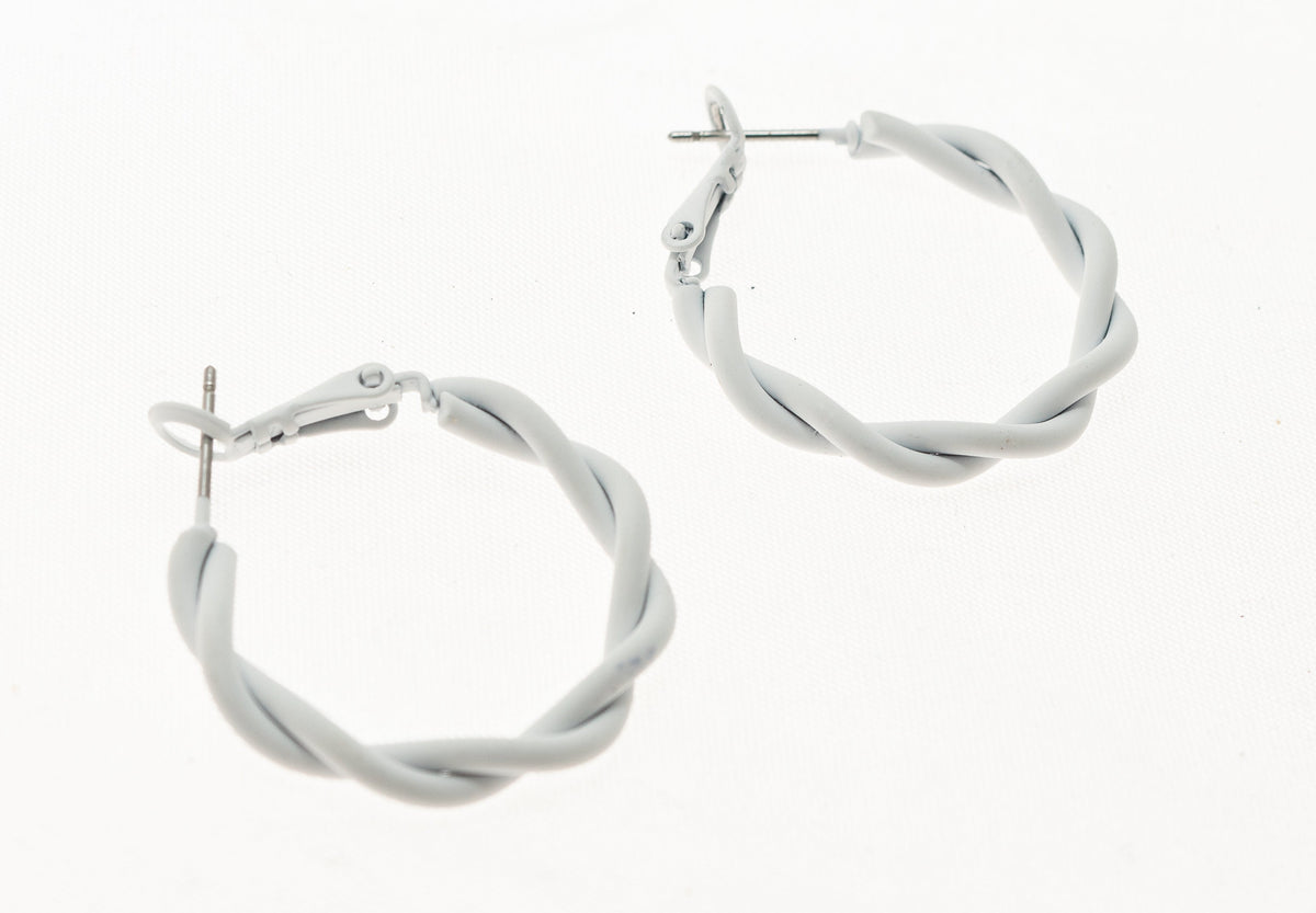 Twisted Color Hoop Earring - Charming Charlie