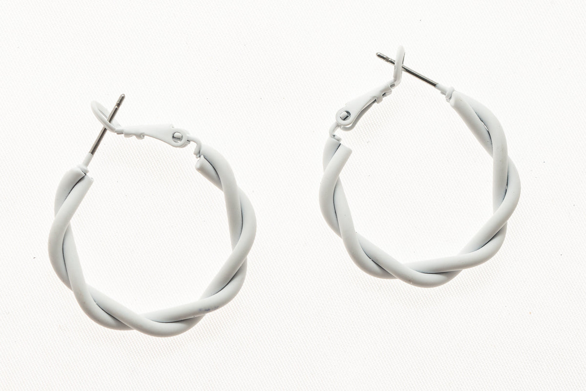 Twisted Color Hoop Earring - Charming Charlie