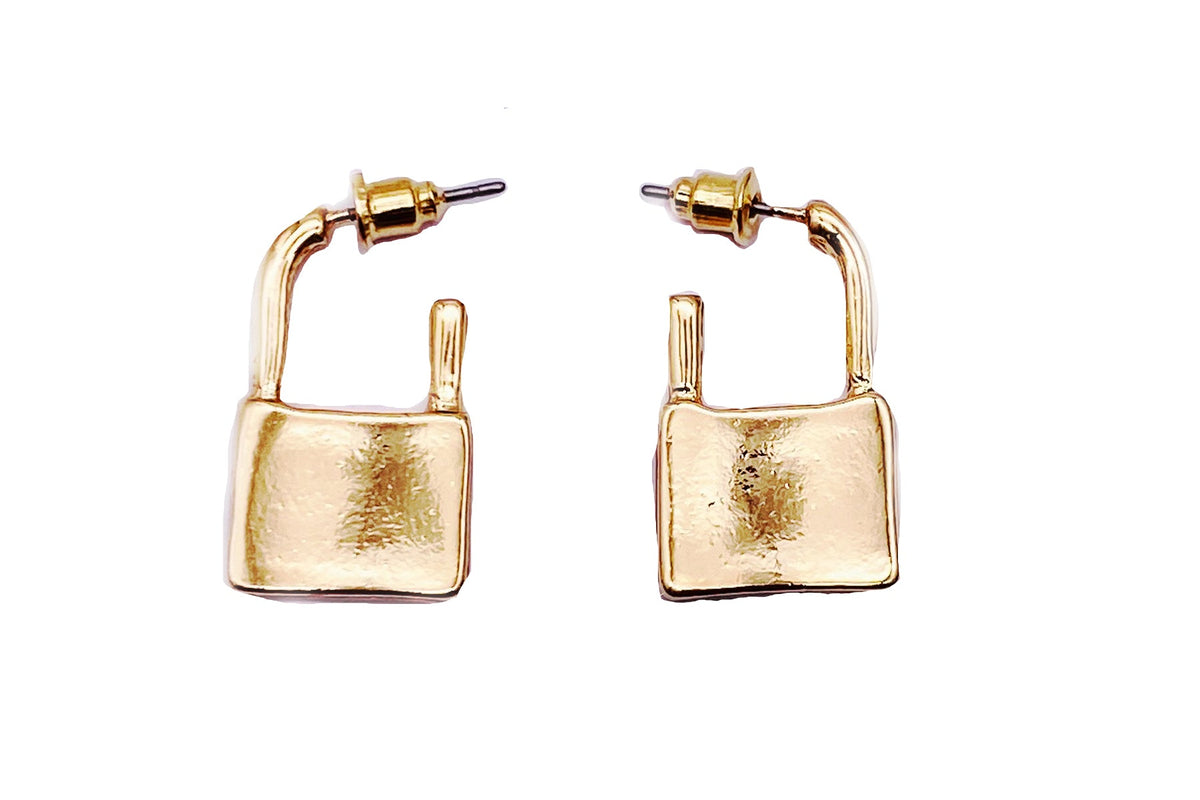 Lock Earring - Charming Charlie
