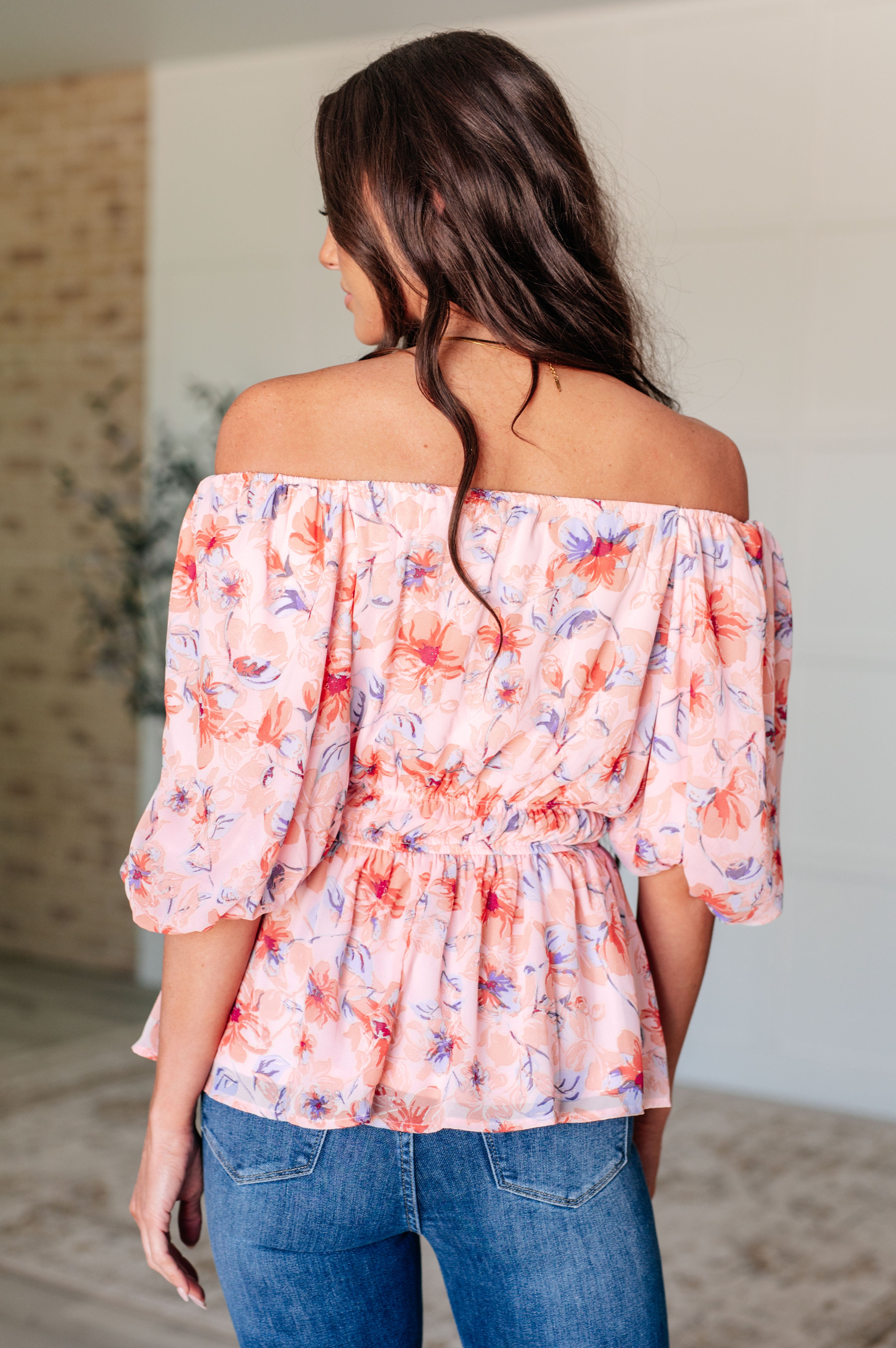 A Powerful Force Square Neck Balloon Sleeve Blouse - Charming Charlie