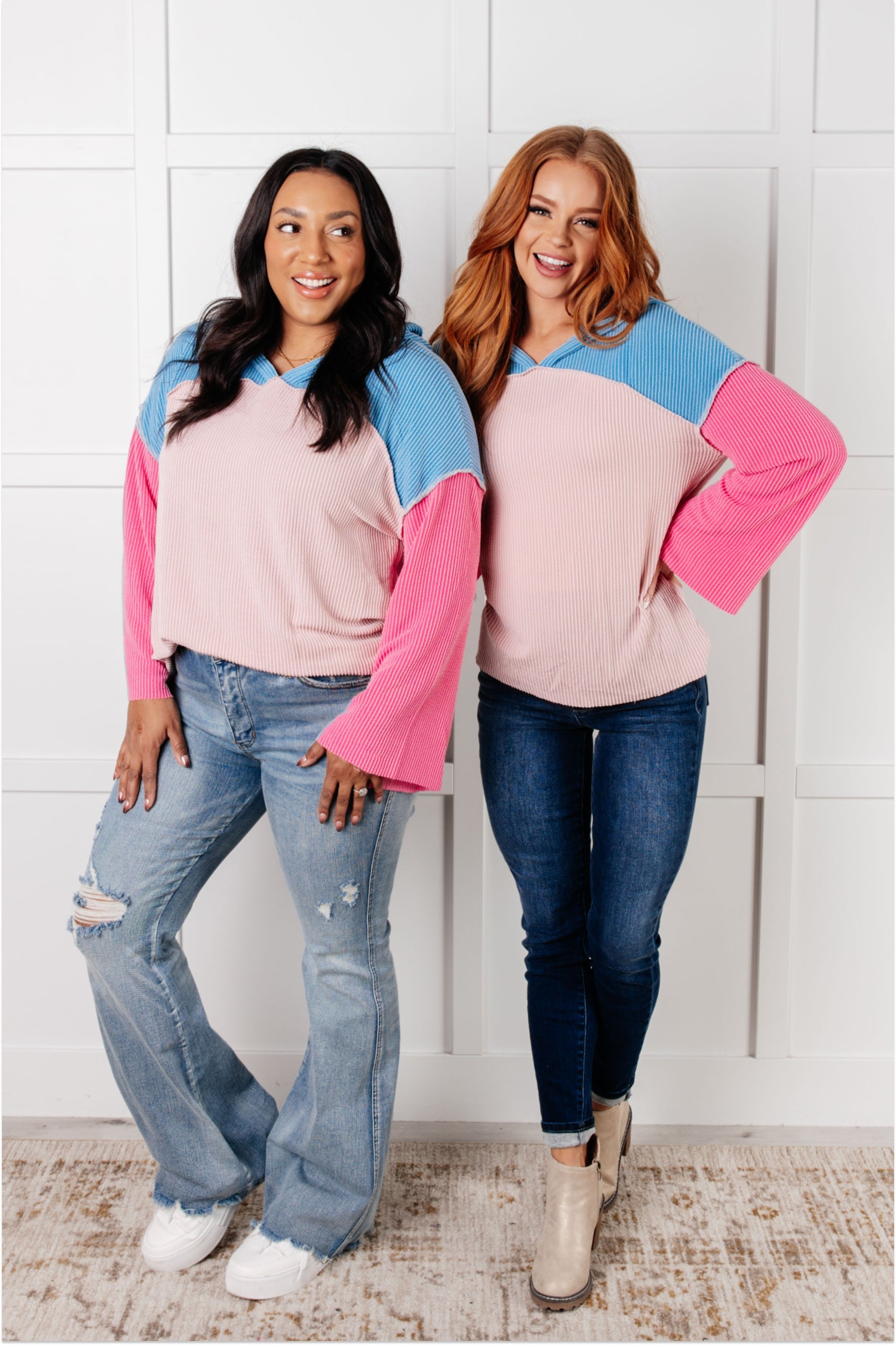 A-Tisket A-Tasket Color Block Pullover - Charming Charlie