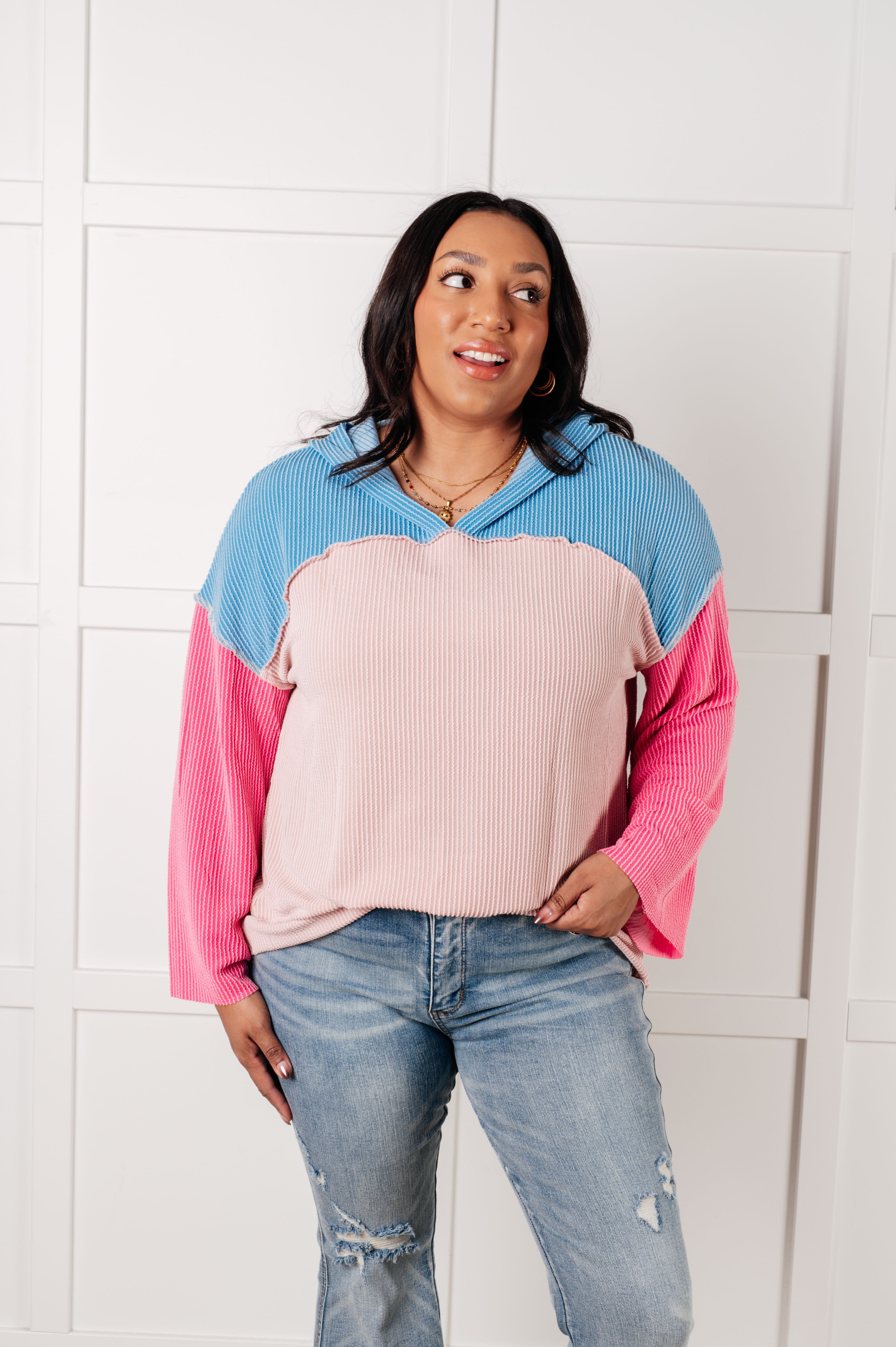 A-Tisket A-Tasket Color Block Pullover - Charming Charlie