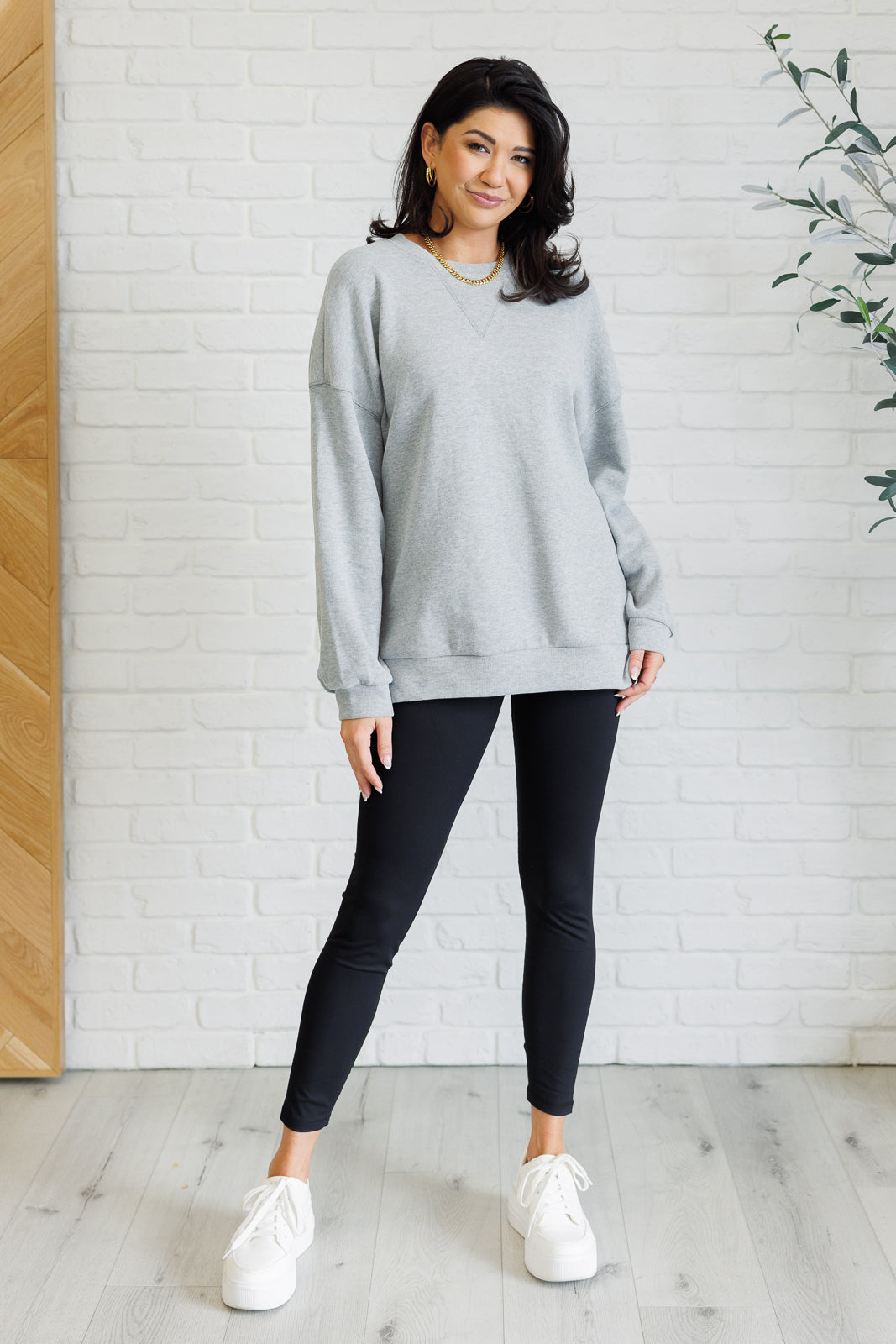 Adjust Your Expectations Relaxed Pullover - Charming Charlie
