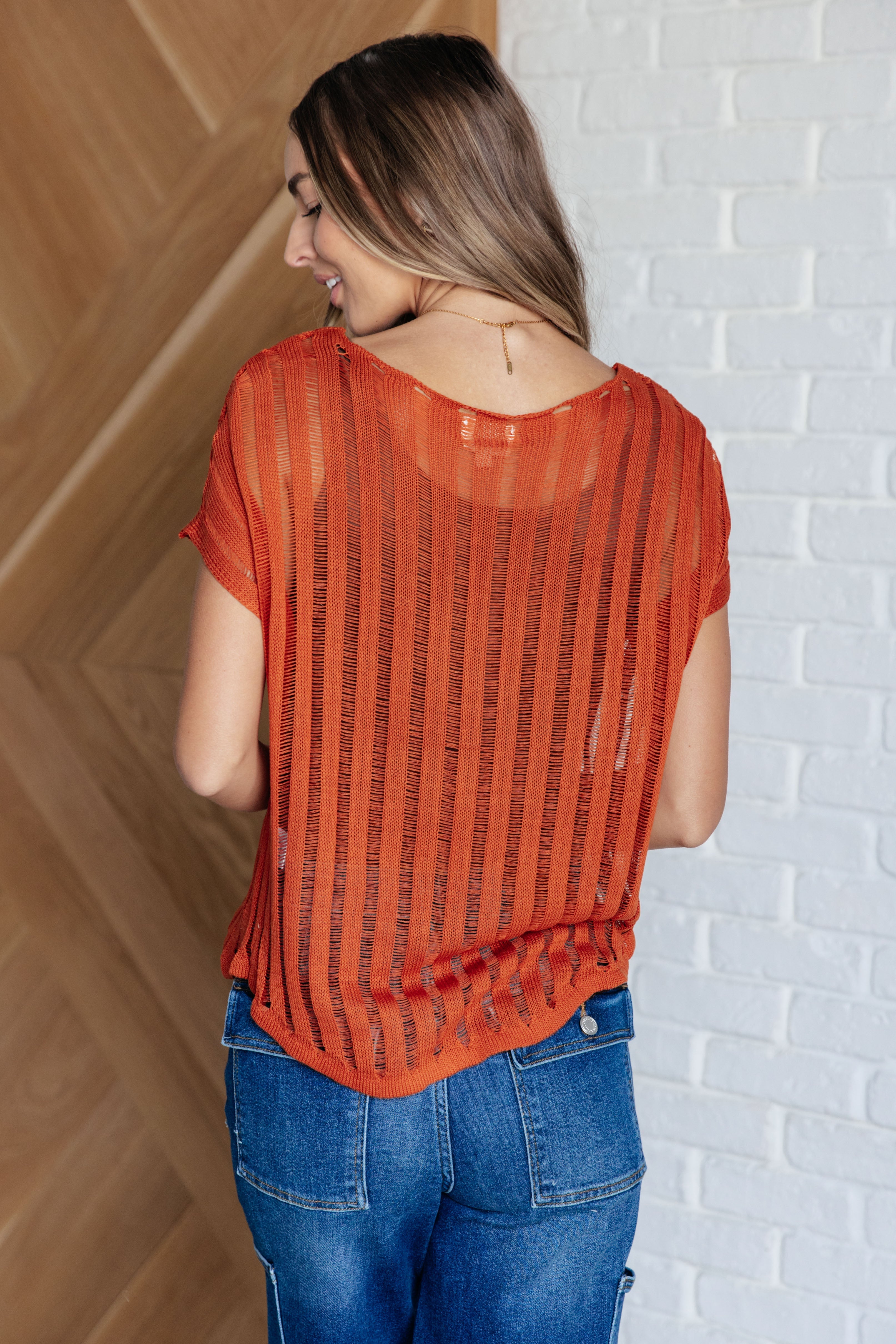 All I See Is You Loose Knit Top - Charming Charlie