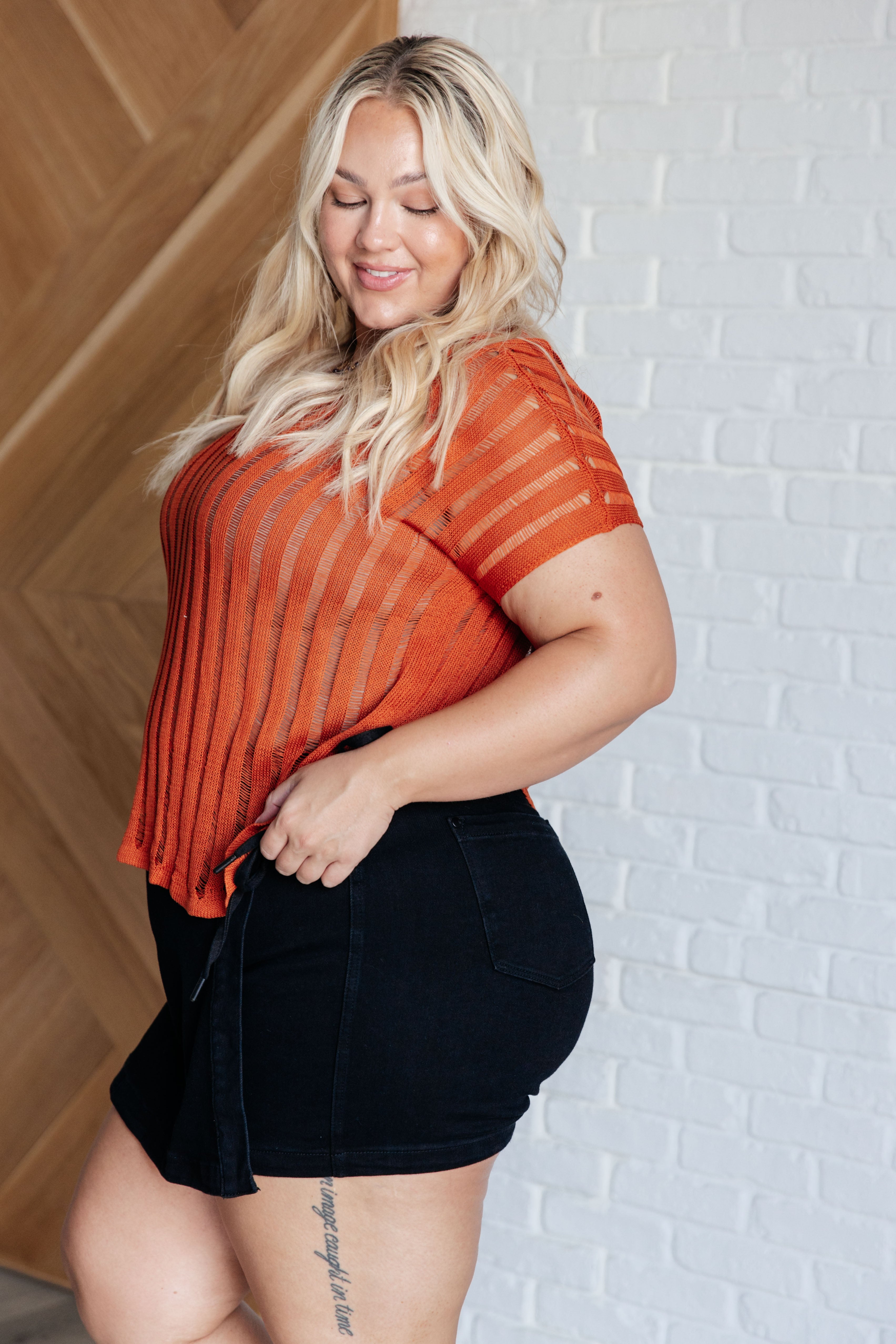 All I See Is You Loose Knit Top - Charming Charlie