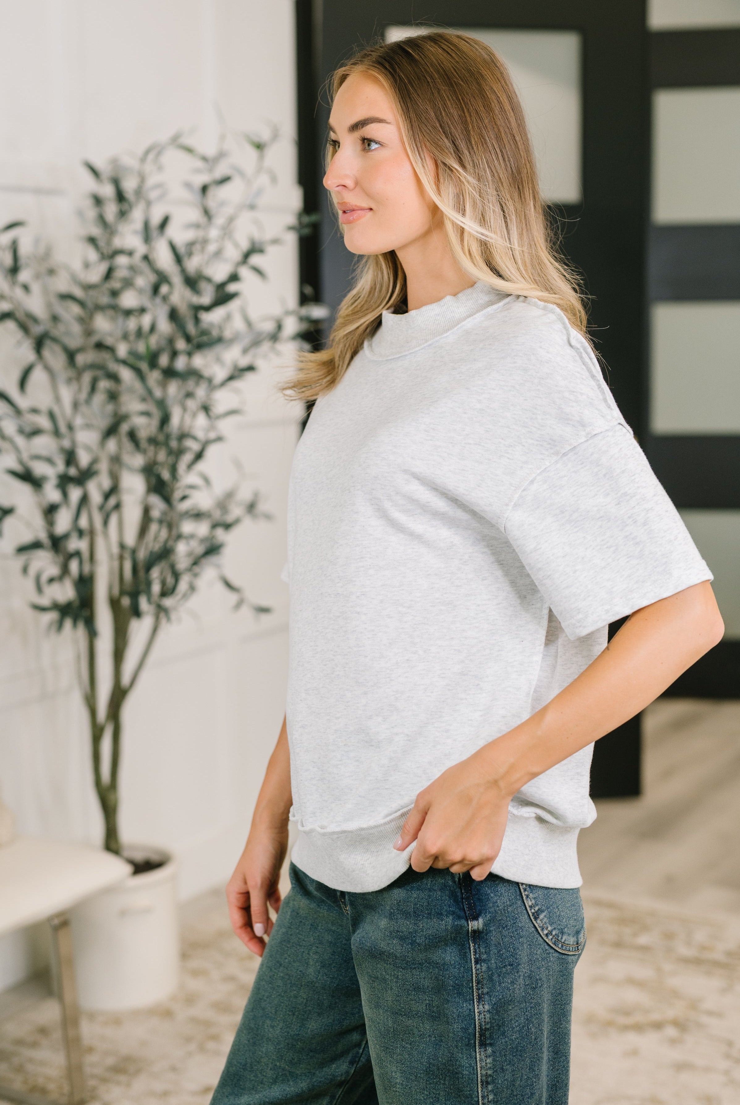 Anything Goes High Neck Top - Charming Charlie