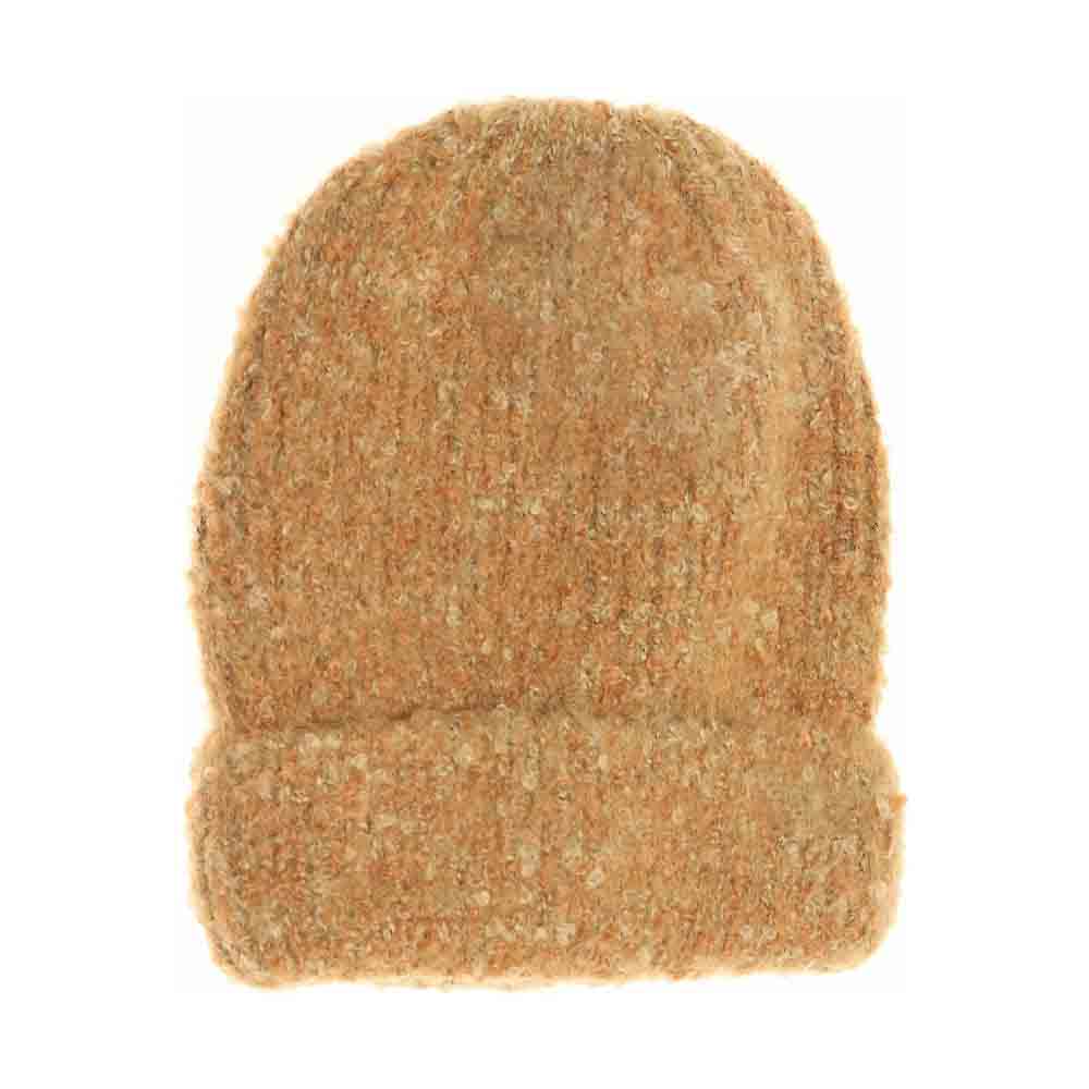 Apricot Soft Boucle Knit Cuff CC Beanie offers expert-level comfort with its plush boucle knit fabric that provides warmth without bulk. Designed with a cuffed edge, it ensures a secure fit while maintaining breathability. Ideal for cold weather, this beanie combines refined texture and practical functionality, making it a sophisticated accessory for everyday wear.
