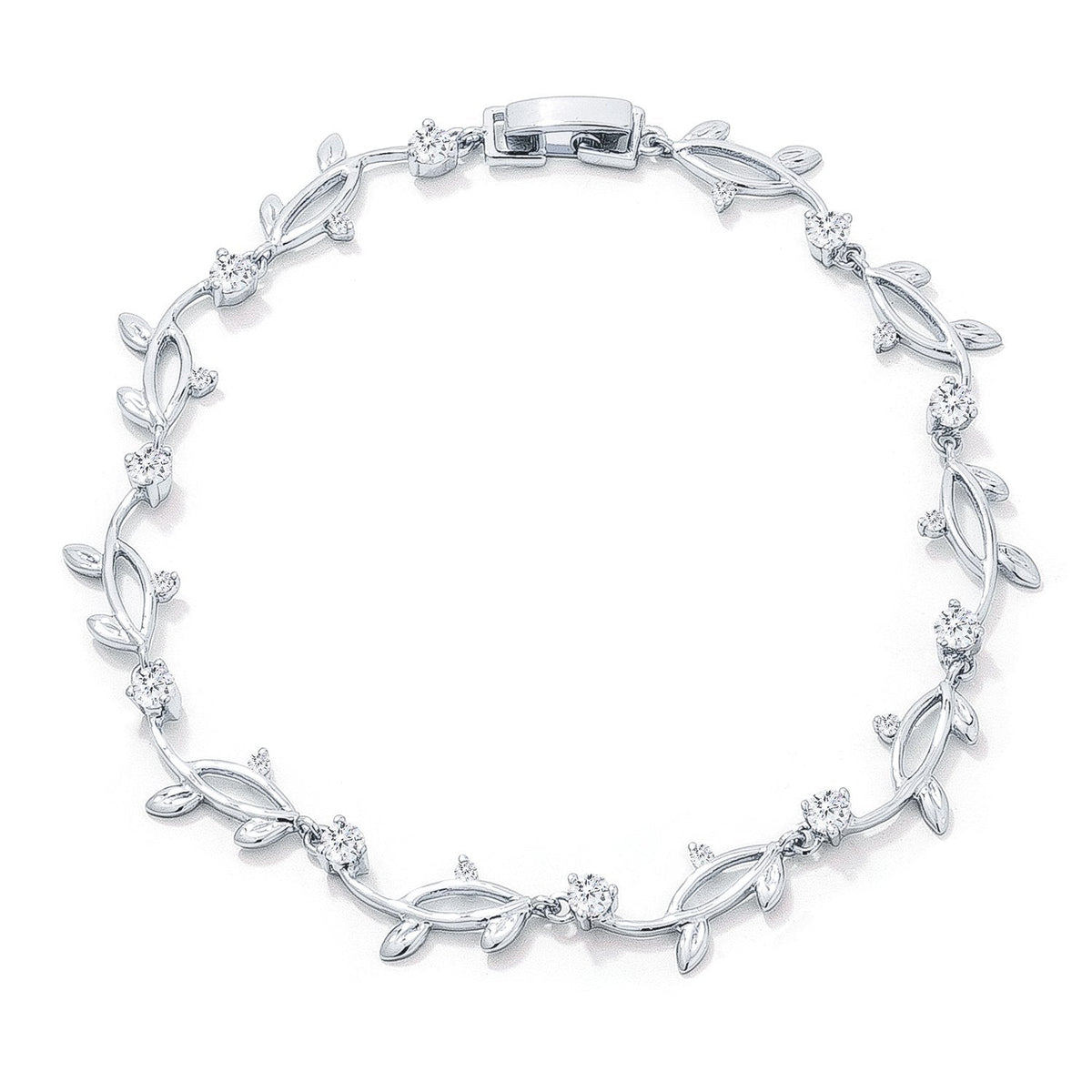 Nathans Vine Cubic Zirconia Bracelet - Charming Charlie