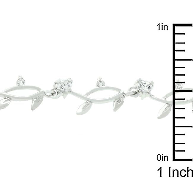 Nathans Vine Cubic Zirconia Bracelet - Charming Charlie