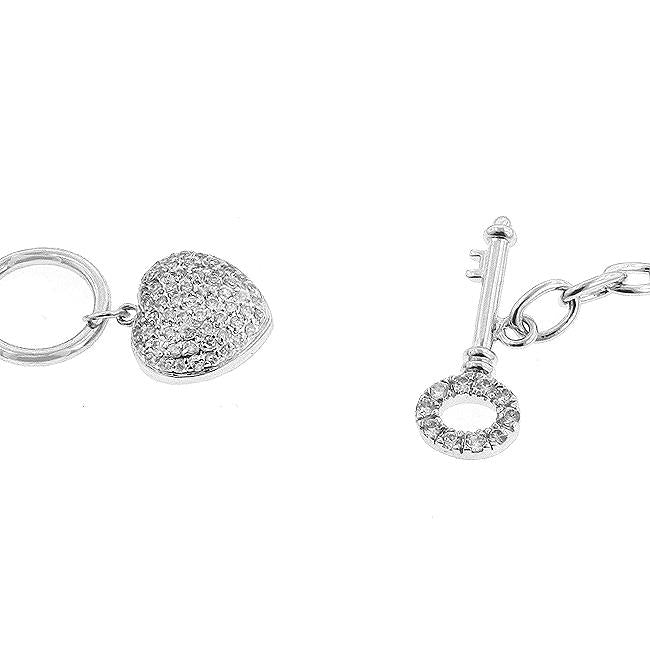 Heart and Key Bracelet - Charming Charlie