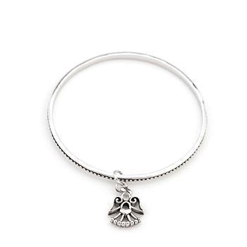 Solitaire Angel Charm Bangle - Charming Charlie