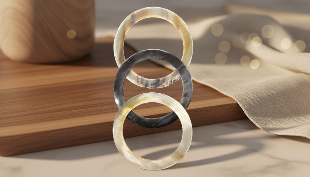Polished Mother-Of-Pearl Bangle Bracelets - Charming Charlie
