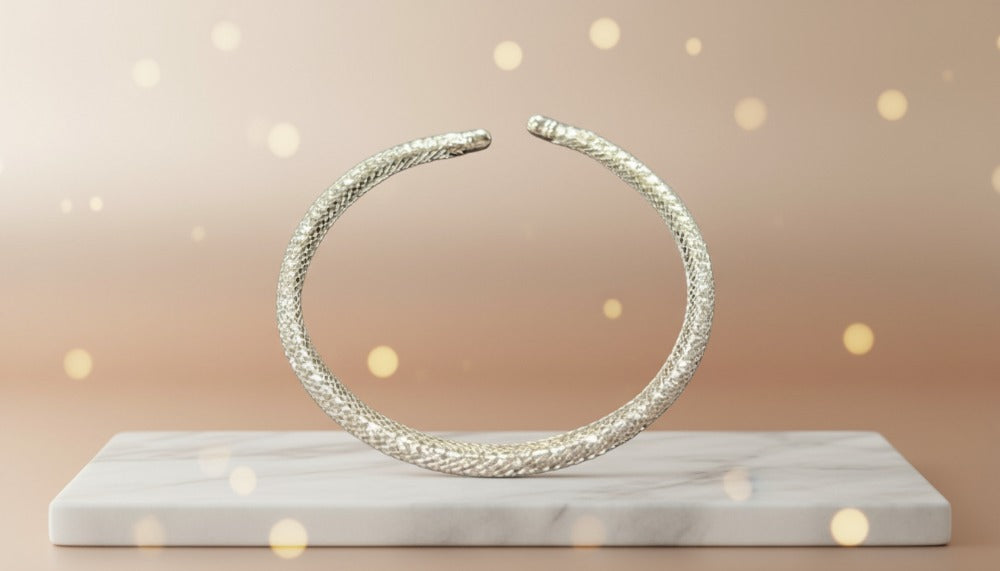 Silver Cuff Bracelet - Charming Charlie