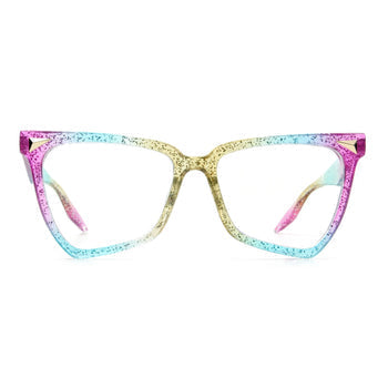 Jenavia - Women Fashion Cat Eye Blue Light Blocking Glasses - Charming Charlie